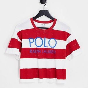 Polo Ralph Lauren striped crop top